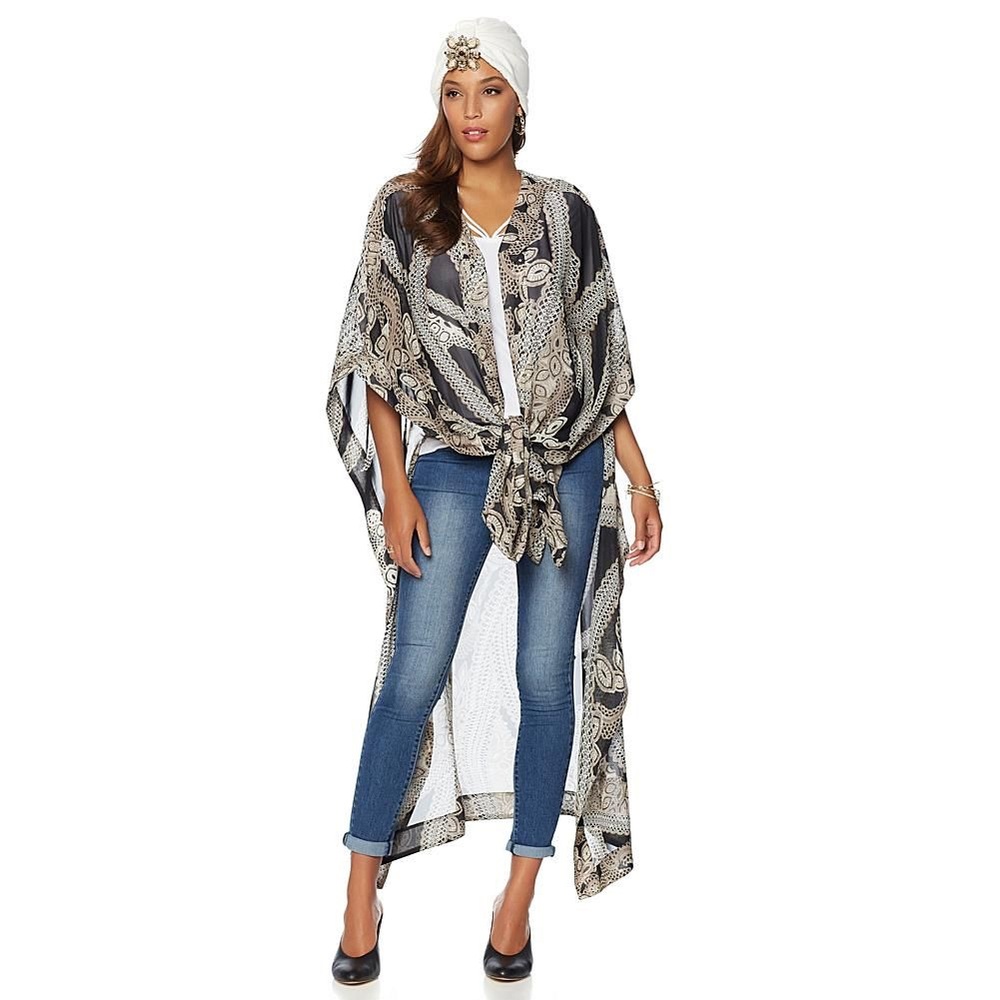 Designer Chiffon Kaftan